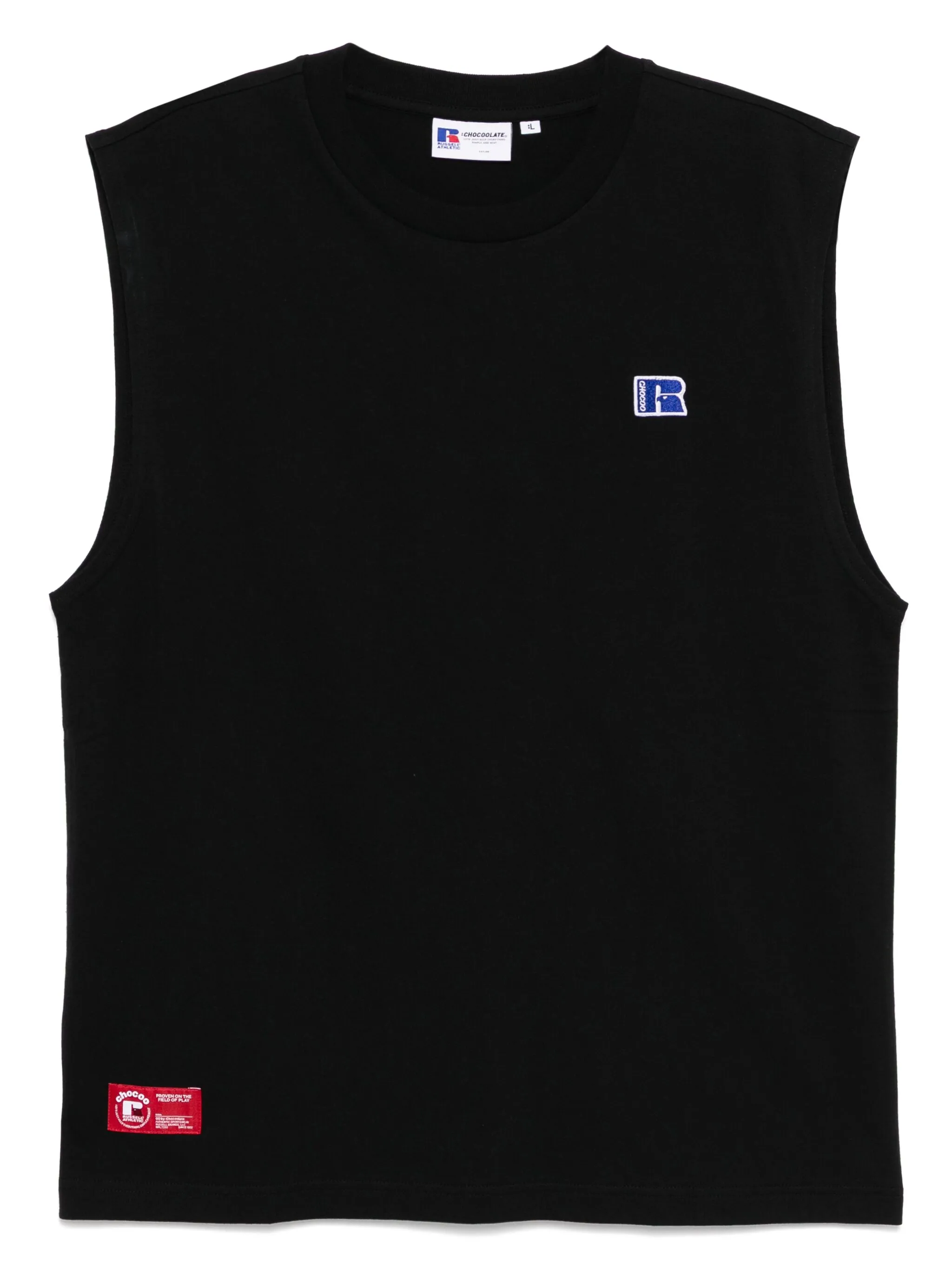 

Жилет с нашивкой-логотипом Chocoolate, черный