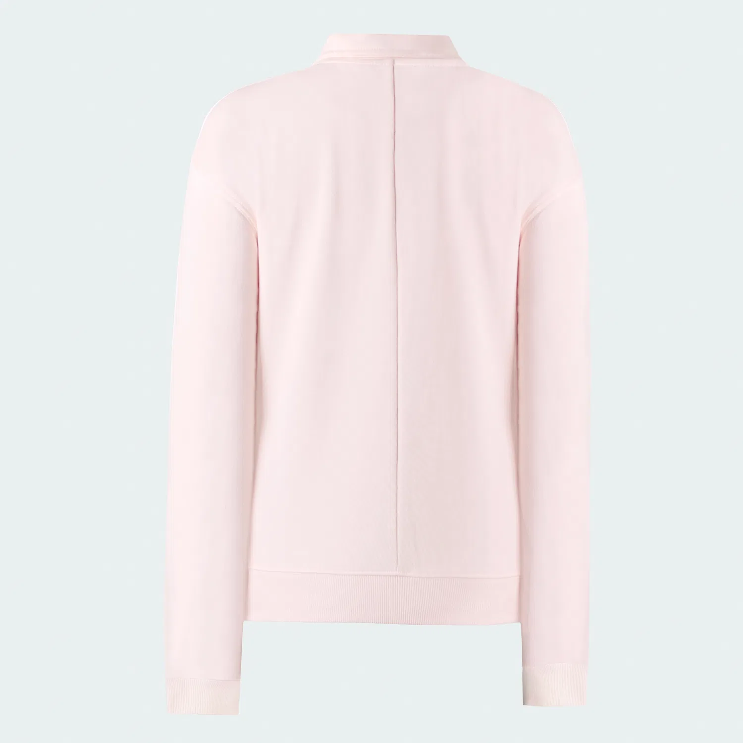 Женский свитшот с четвертью молнии и 3 полосками Essentials, розовый, от Adidas — фото 2