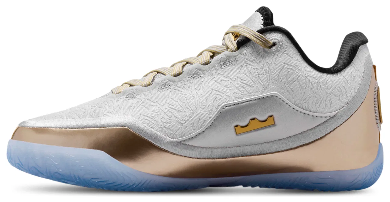 Кроссовки для мальчиков LeBron XXIII Nike, цвет Grey/Black/Blue — фото 2