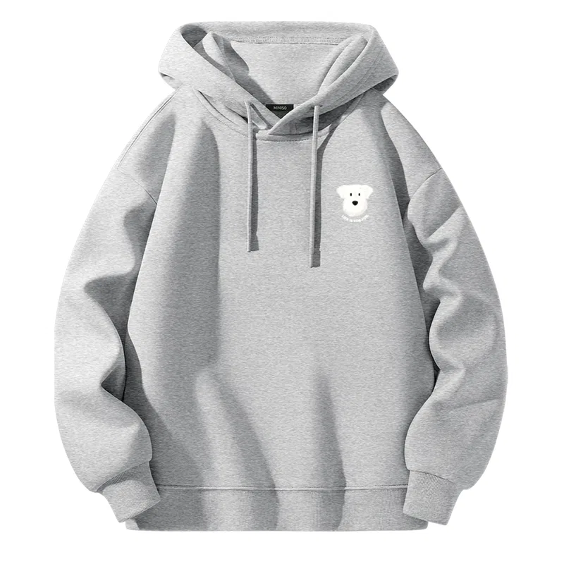 Детский свитшот с принтом Ma Pin Puppy Chest Logo MINISO, Heather Gray