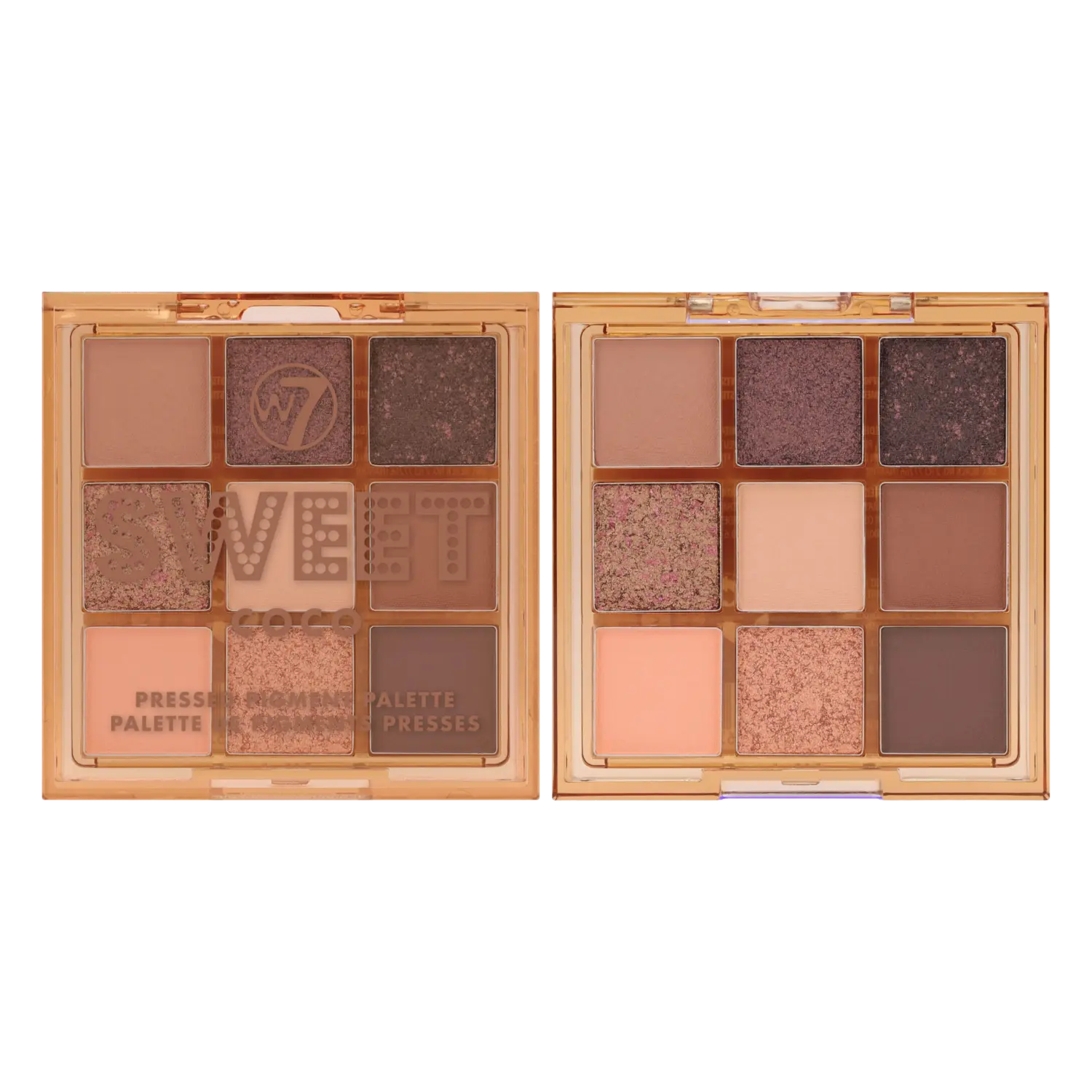 

W7 Sweet Coco палитра прессованных пигментов Coco для век, 8,1 г