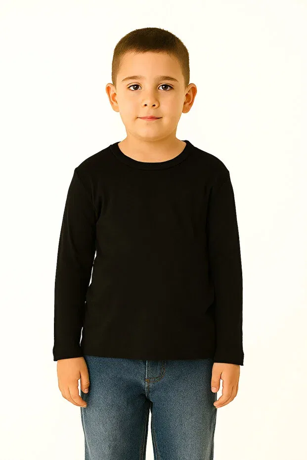 Детское термобелье с длинным рукавом Dağdevirentkstl, Black