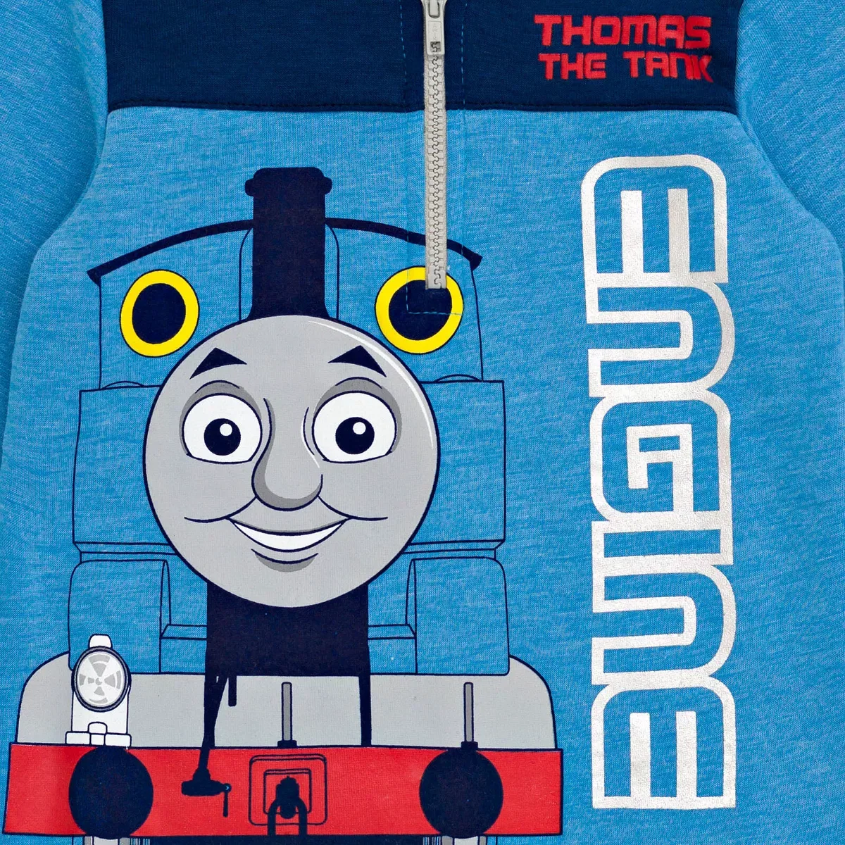 Детское худи на молнии с принтом Thomas & Friends, Blue — фото 4