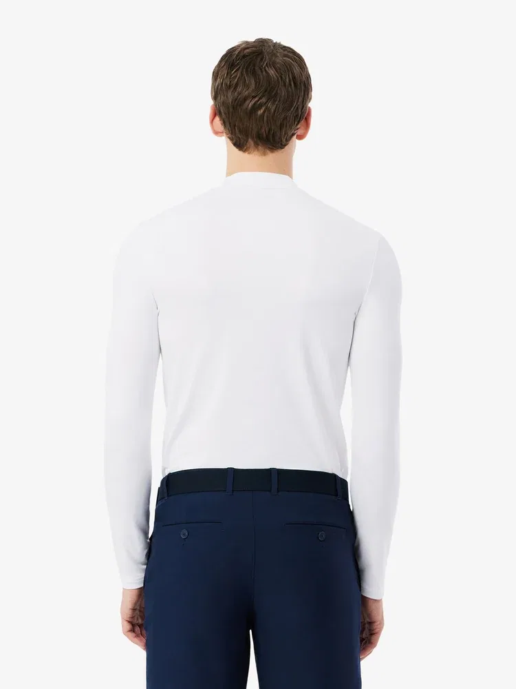 Футболка с длинным рукавом LACOSTE TH0127, White — фото 3