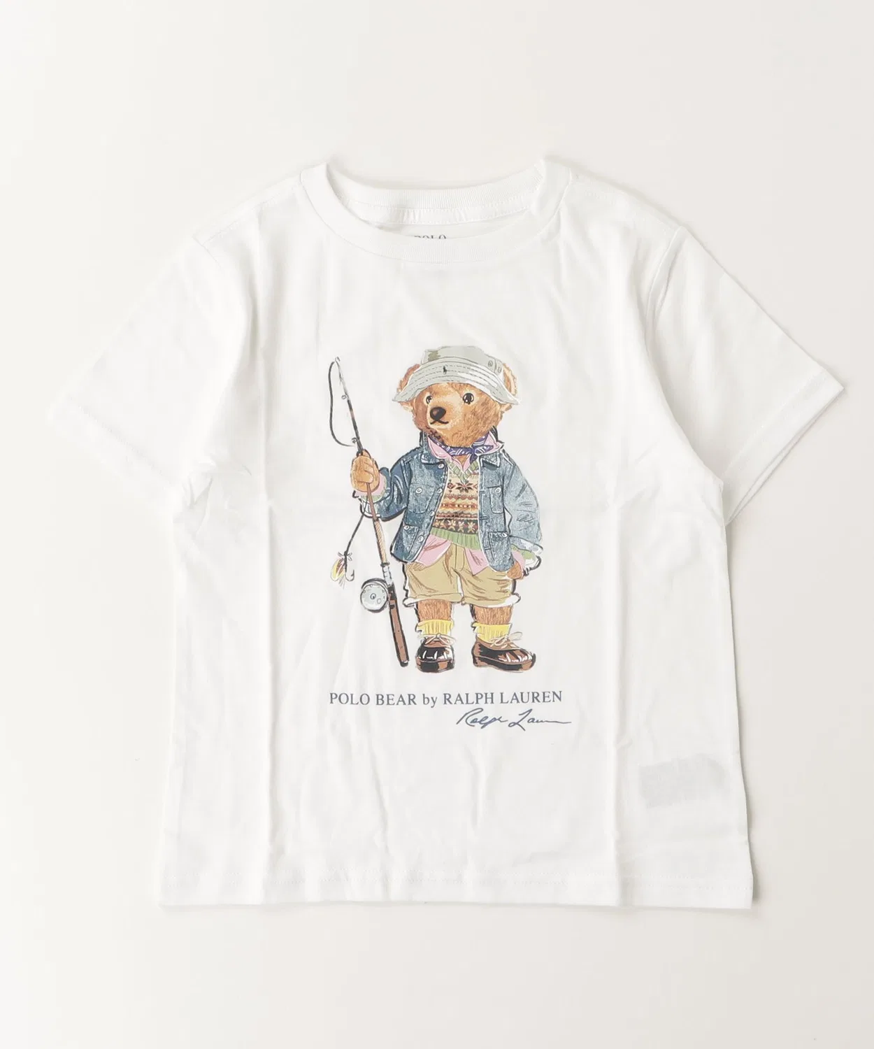 POLO RALPH LAUREN CHILDRENSWEAR Детская футболка с коротким рукавом Polo Bear Ralph Lauren, Белый — фото 3