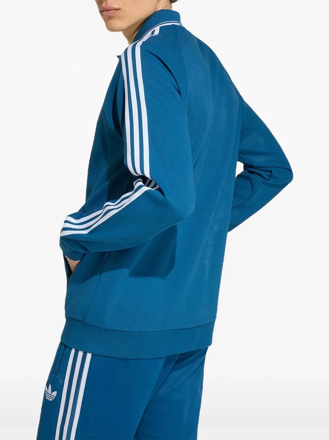 Толстовка Greece с логотипом Adidas, синий — фото 2
