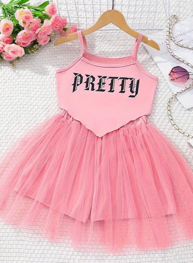 Комплект с принтом Pretty из топа-ка ми и юбки Take Two, розовый