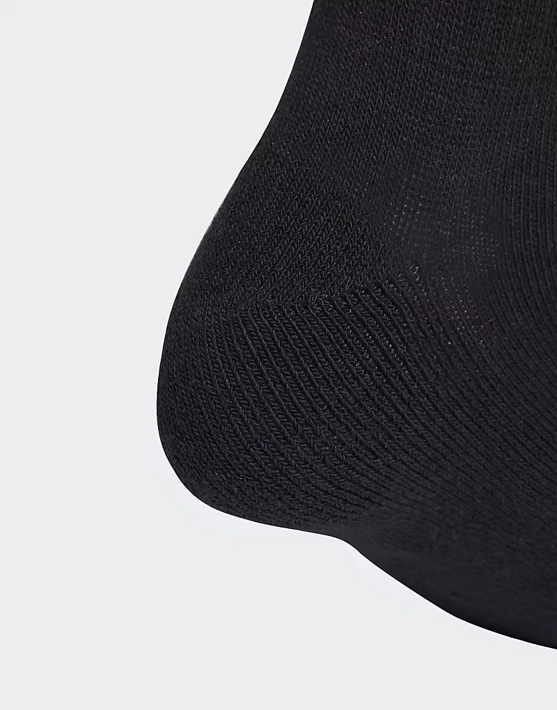 Носки высокие амортизированные Linear 10 пар Adidas Performance, черный/белый — фото 2