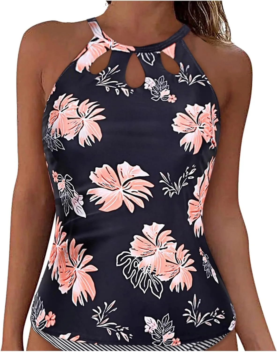 

Женский топ для купальника с кружевной шнуровкой и косточками