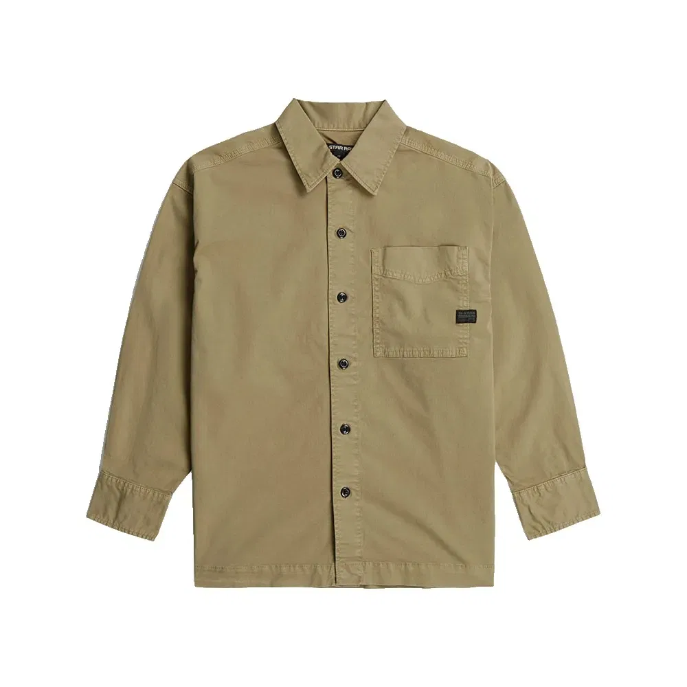 Детская рубашка с длинным рукавом Boxy Fit G-Star, Green — фото 3