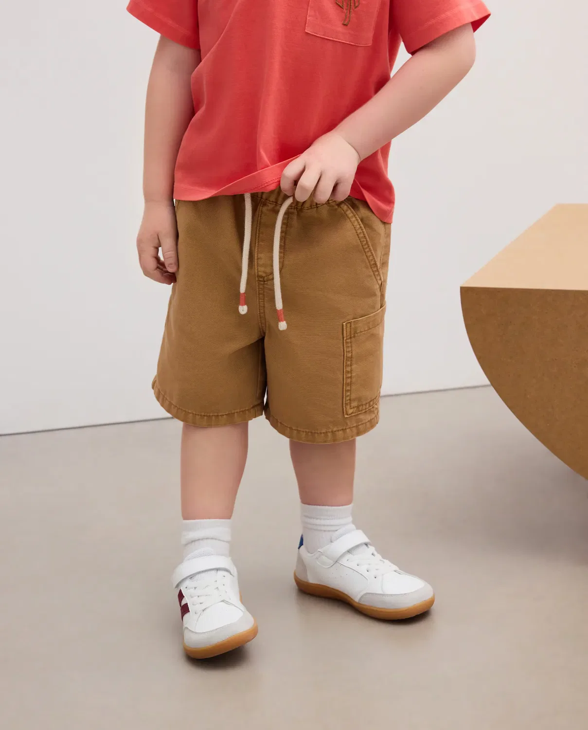 Детские шорты-бермуды для мальчиков хлопковые Kids El Corte Inglés, Rojo — фото 2