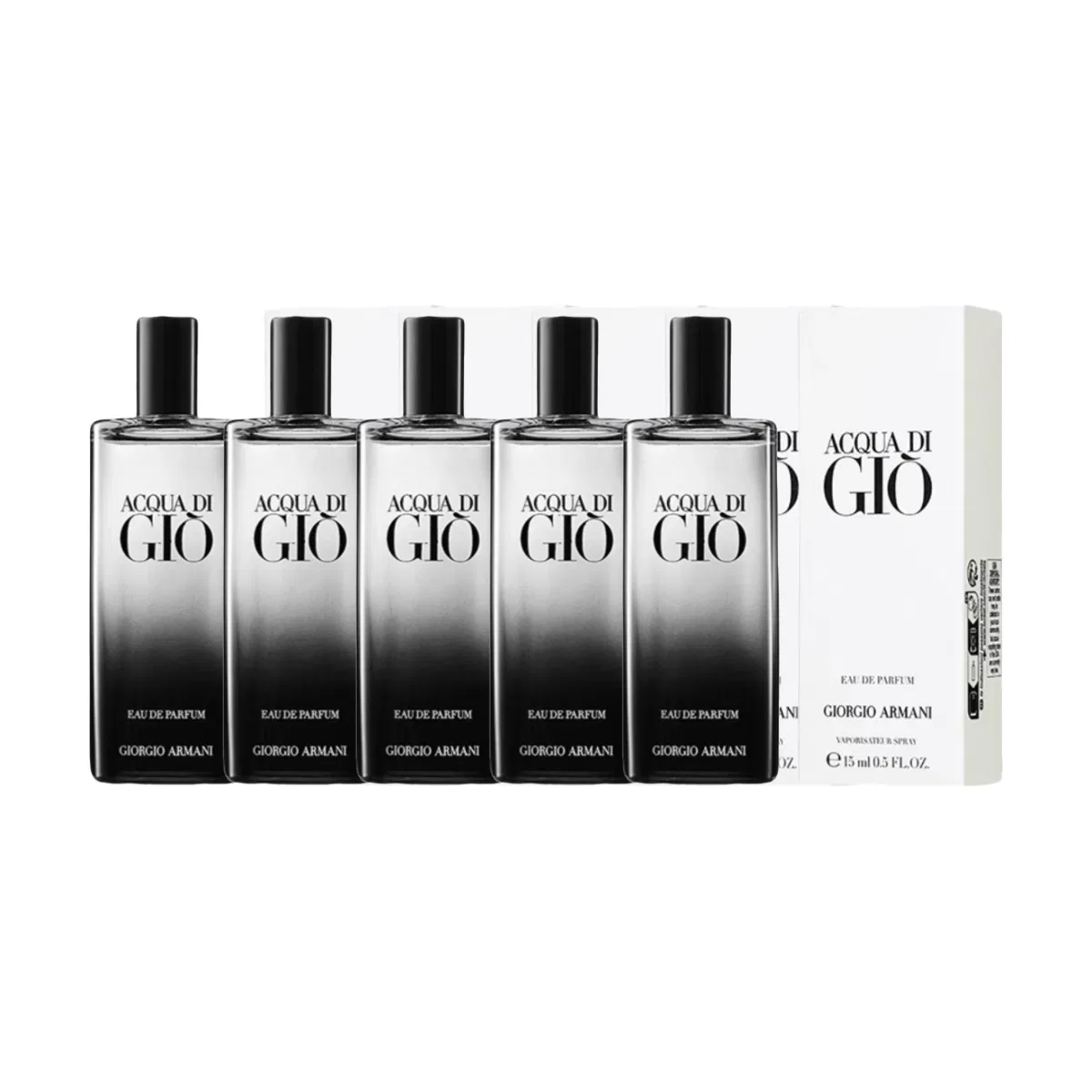 Мужской набор парфюмерных пробников Acqua di Giò, Code, Stronger With You, Emporio Armani, Giorgio Armani, 5 x 15 мл