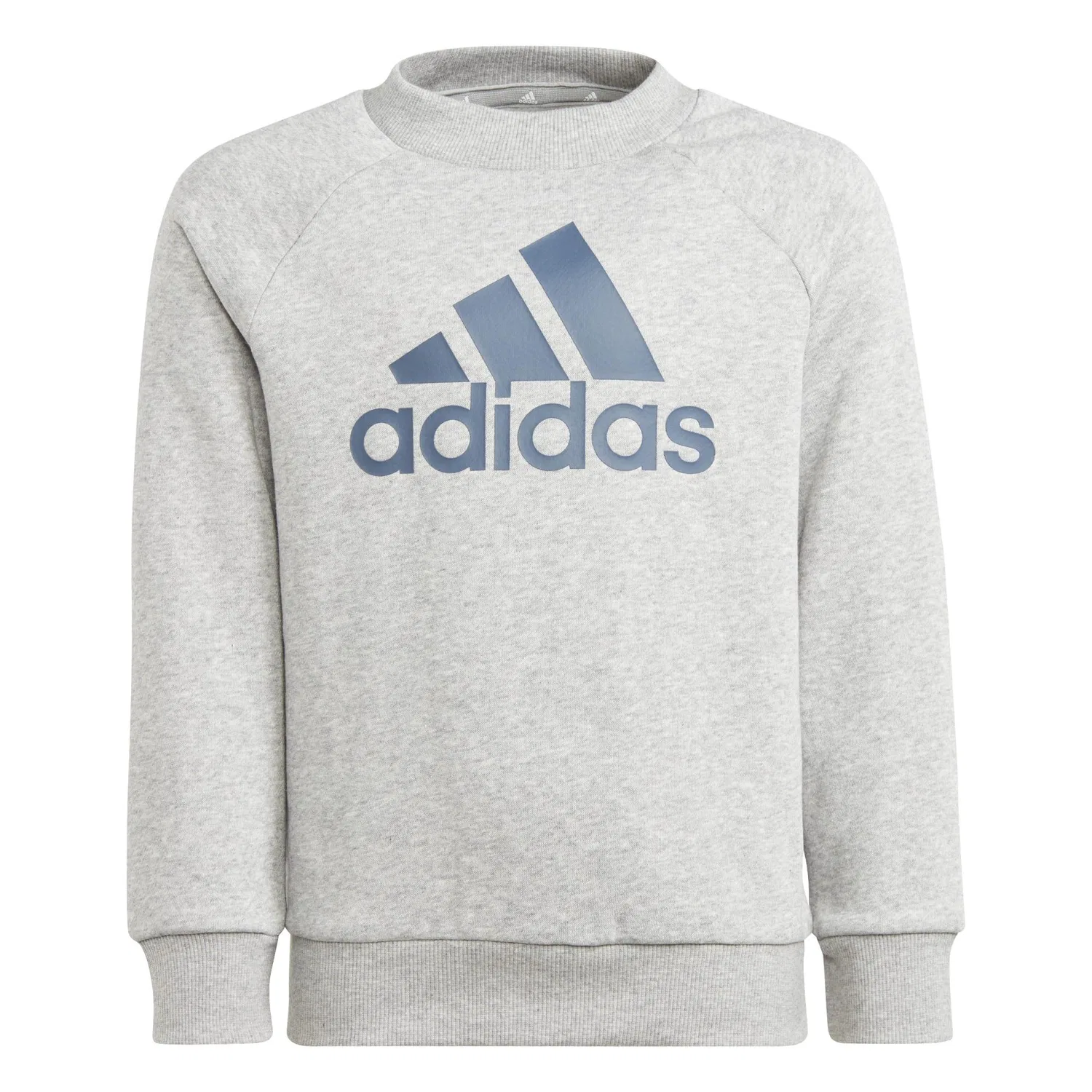 Детский спортивный костюм из флиса Essentials Logo Fleece Jogger Adidas, Grau Konigsblau — фото 4