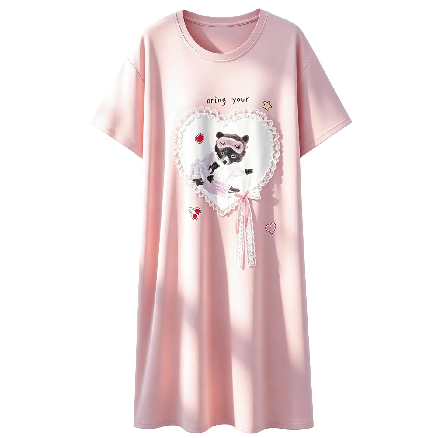 Детская ночная рубашка с принтом Red bean, 01N32007Care Bears