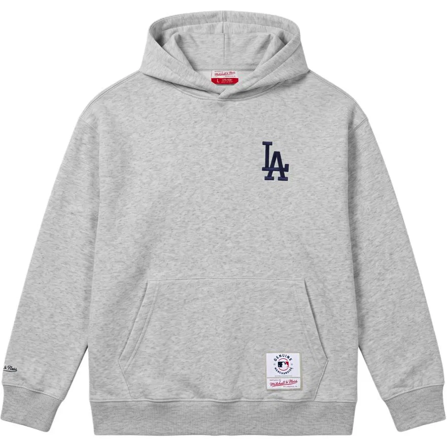 Детский свитшот с капюшоном Mitchell Ness X MLB, Los Angeles Dodge Oat Gray
