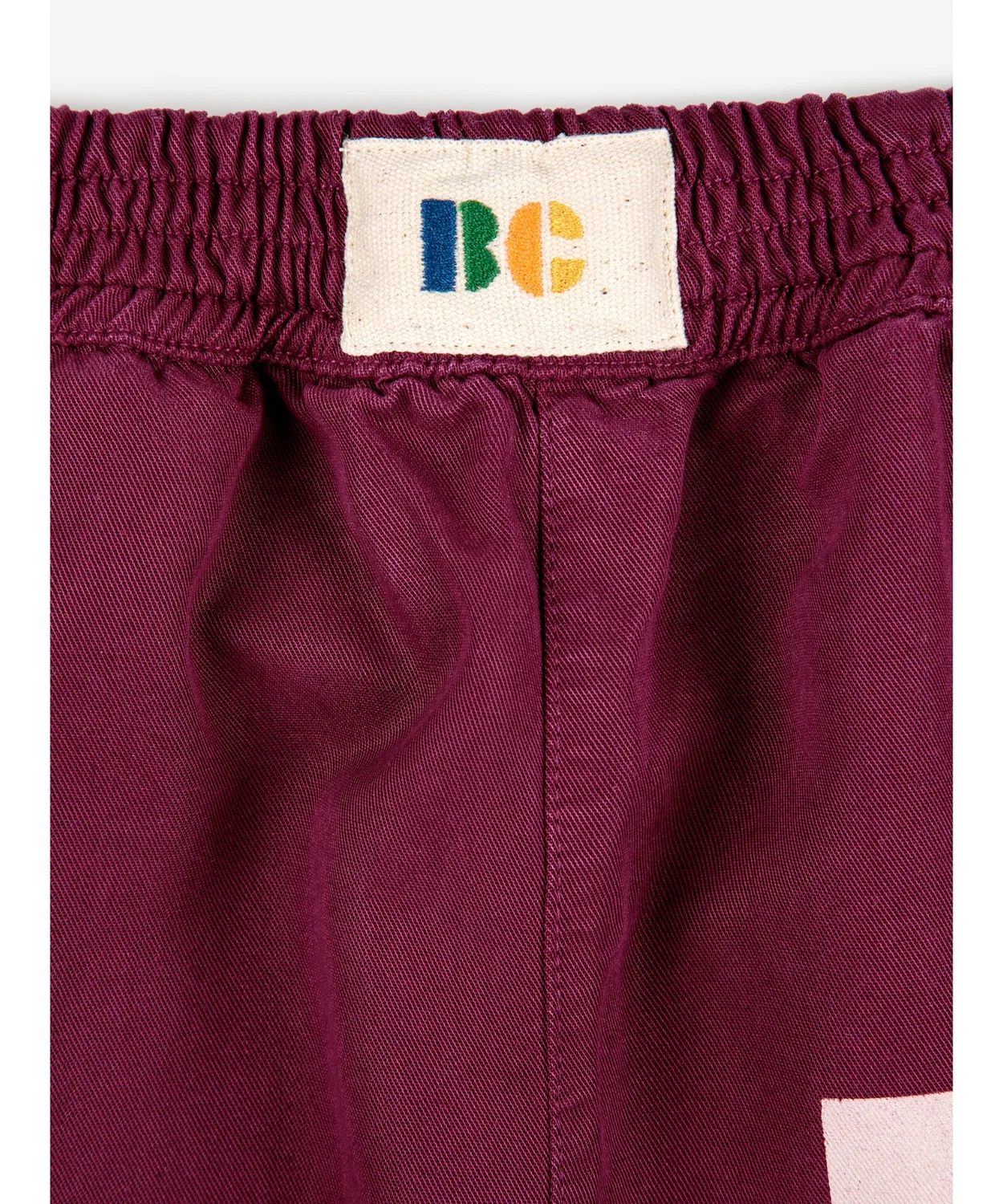 Детские брюки свободного кроя с принтом, модель B.C baggy trousers BOBO CHOSES, Dark Purple — фото 3