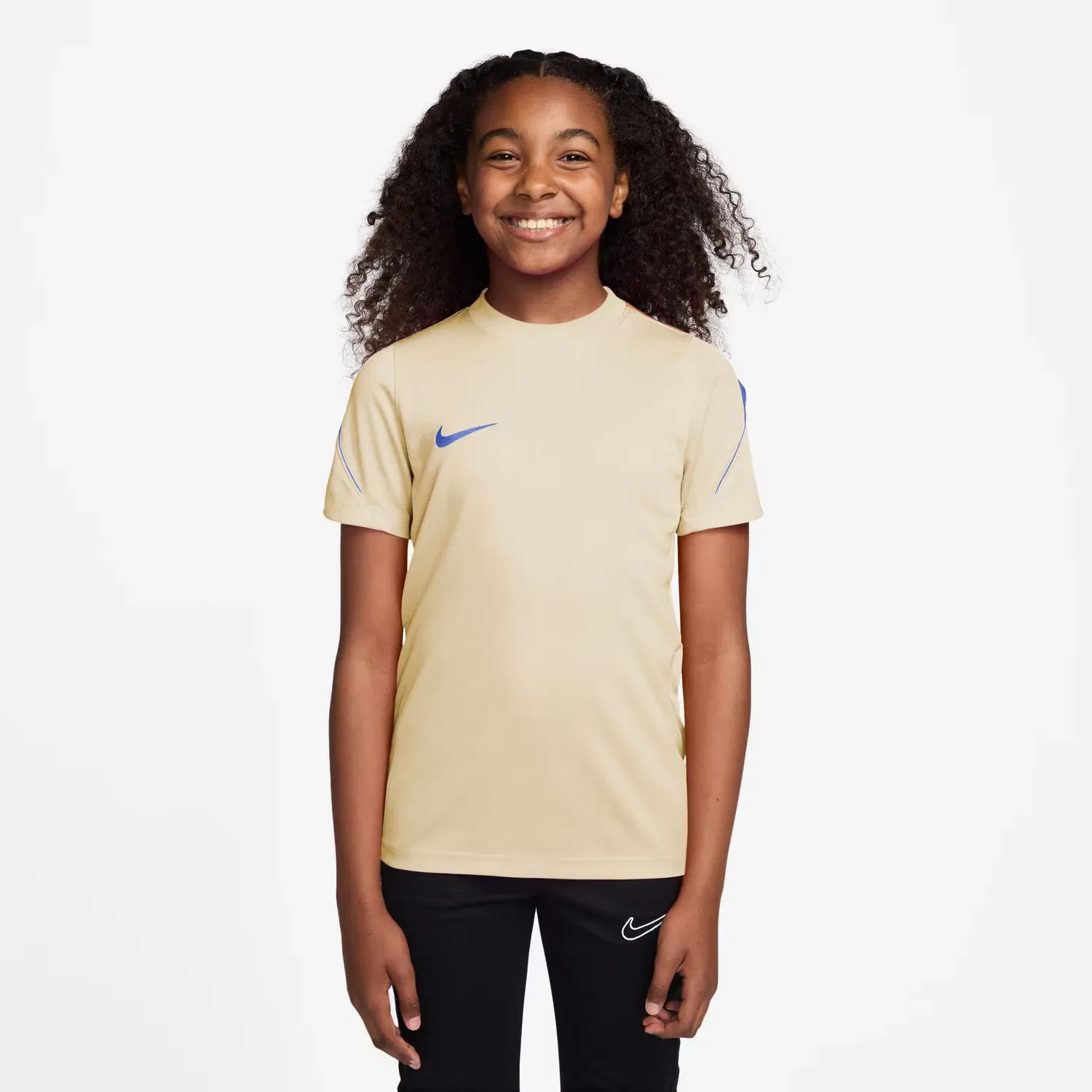 Детская футболка для мальчиков с технологией Dri-FIT Nike, Beige