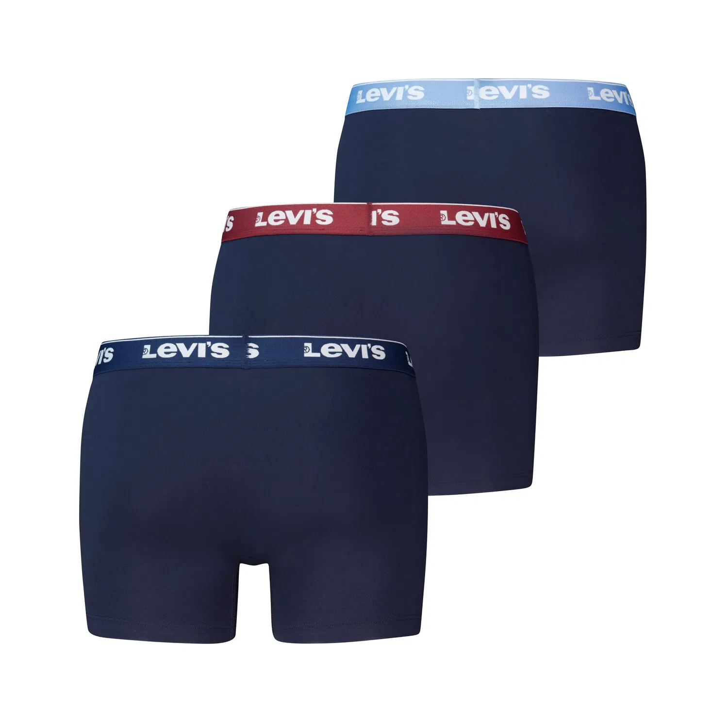 Мужские боксеры с повторяющимся логотипом Levi's, Navy/Color Combo