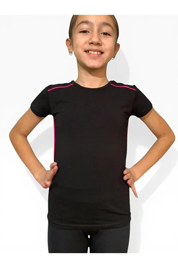 Детская футболка для девочек с коротким рукавом She Can Wear, Pink