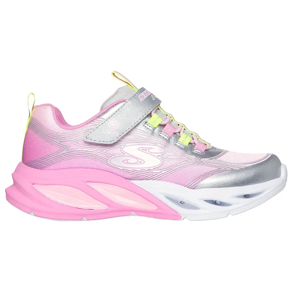 Детские кроссовки для девочек со светящейся подошвой Cosmic Glow Skechers, Pink — фото 4