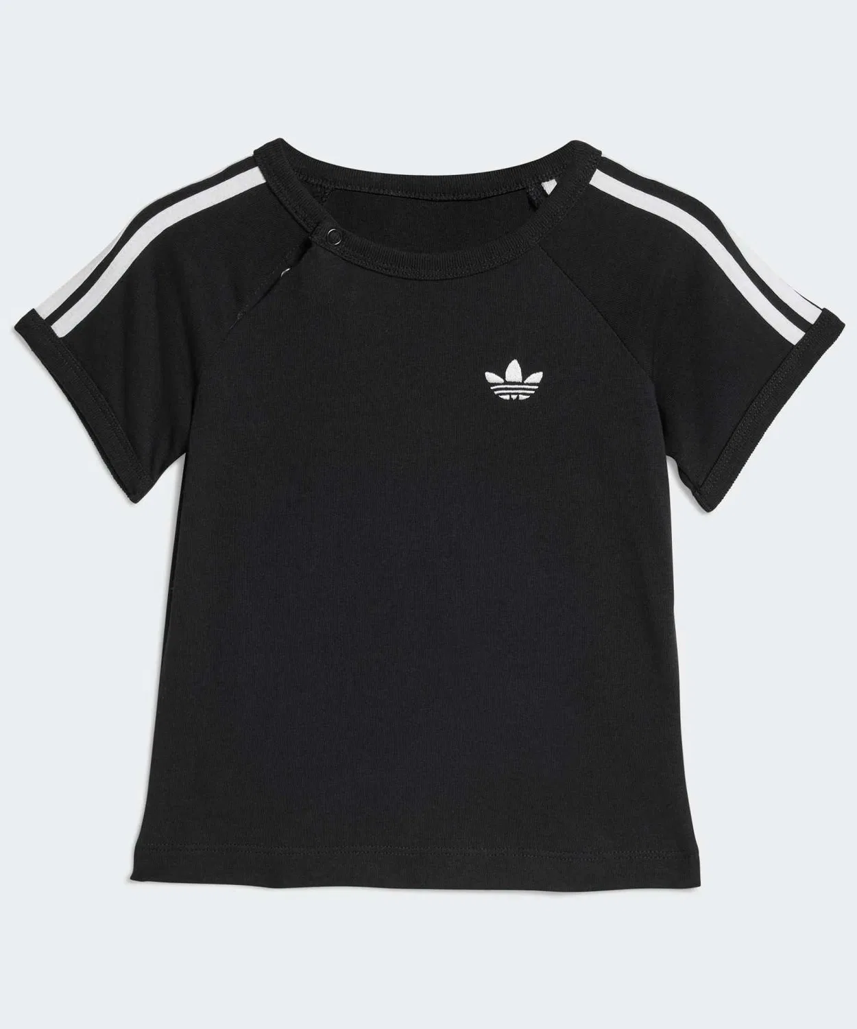 Детская футболка с длинным рукавомThree Stripes Tee Adidas, Black