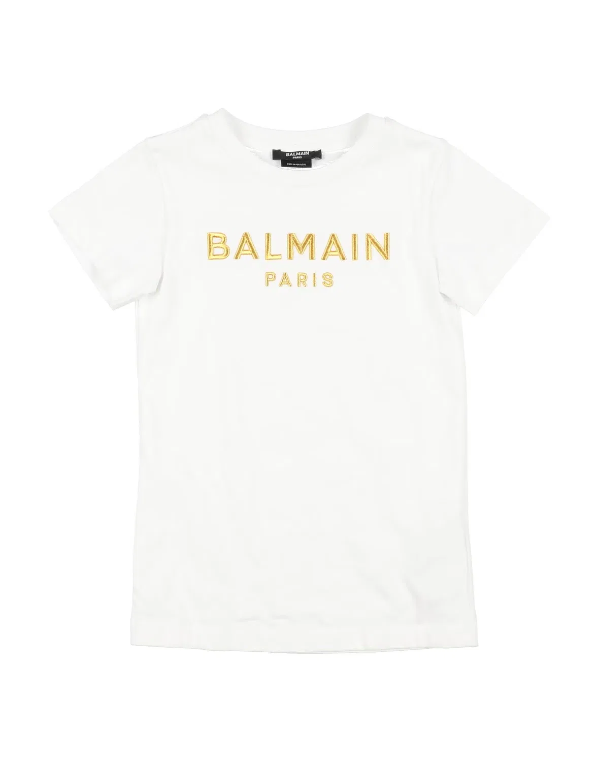 Детское платье для девочек с принтом Balmain, белый