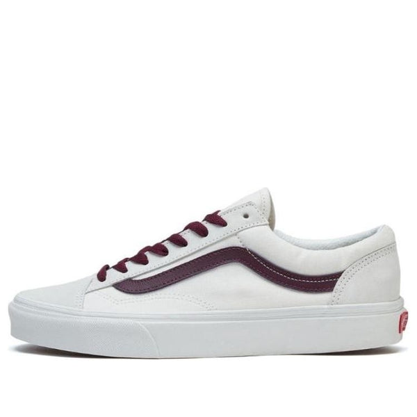 

Кроссовки style 36 ua 'white maroon' Vans, белый