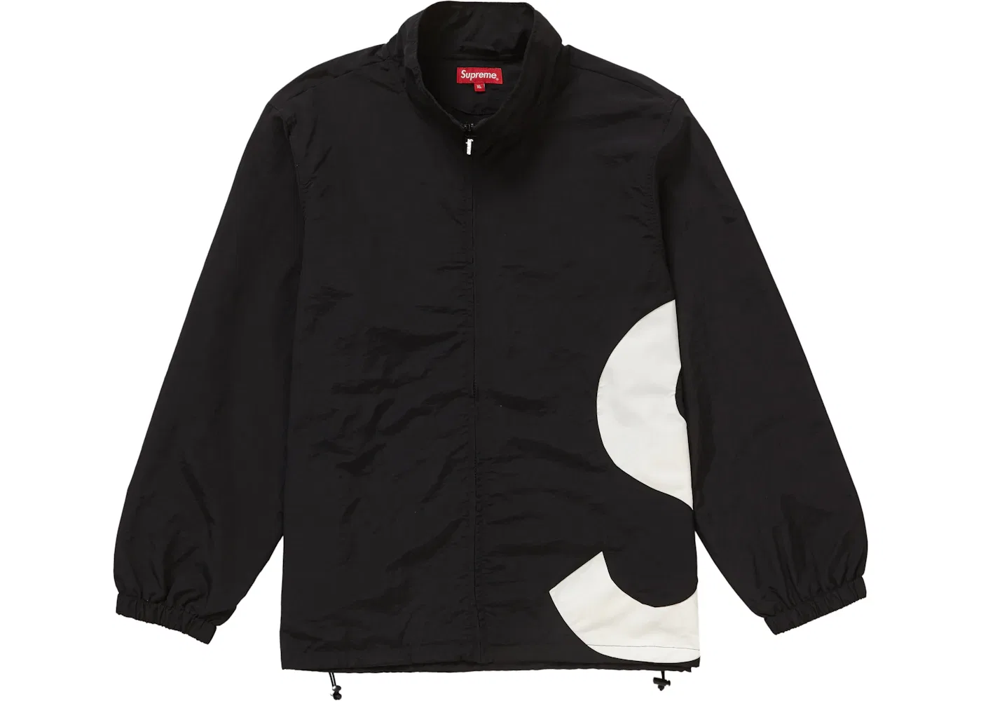 Мужская куртка с принтом Supreme S Logo Jacket, Black