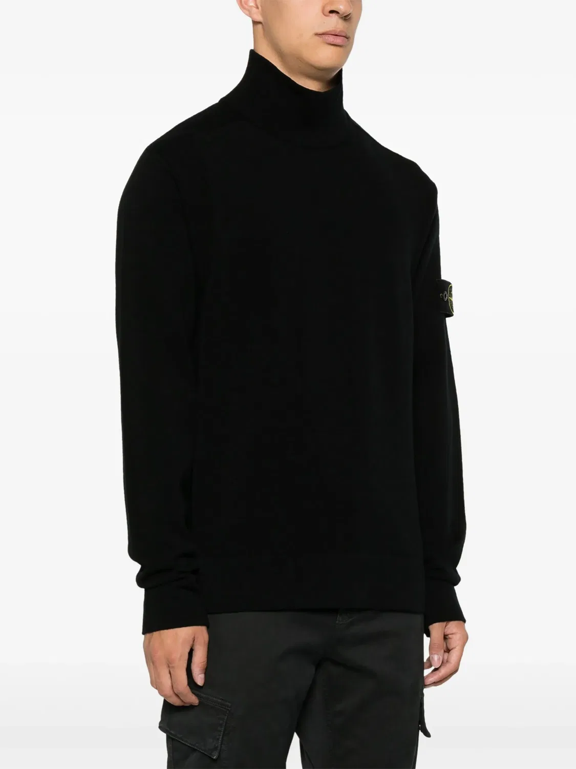 Stone Island Свитер Compass черный — фото 3