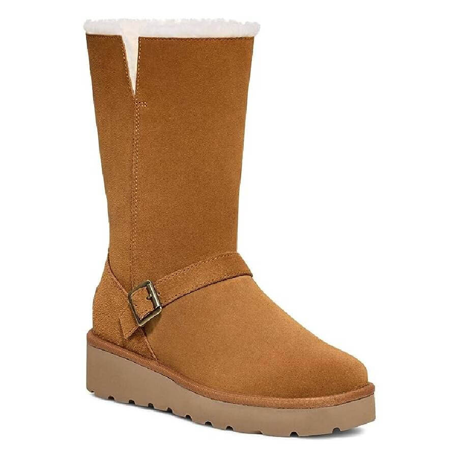Сапоги женские Koolaburra by UGG высокие с мехом, коричневый — фото 2