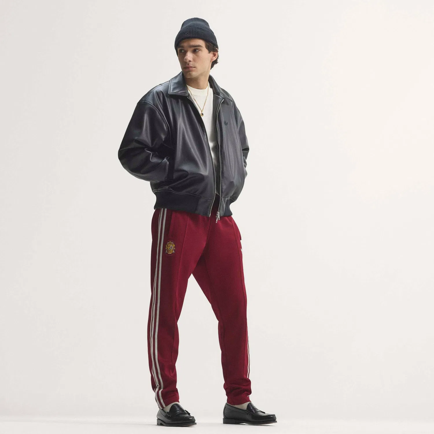 Спортивные брюки Adidas Performance Regular Workout Pants Spanien красного цвета — фото 4