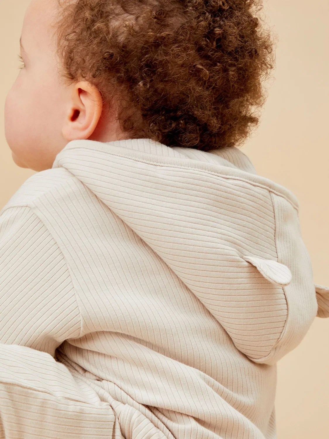 Комбинезон Ribbed Pramsuit Mori, Cream — фото 2