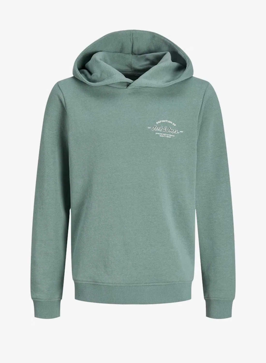 Худи с капюшоном детское Jack & Jones Junior, синий — фото 2