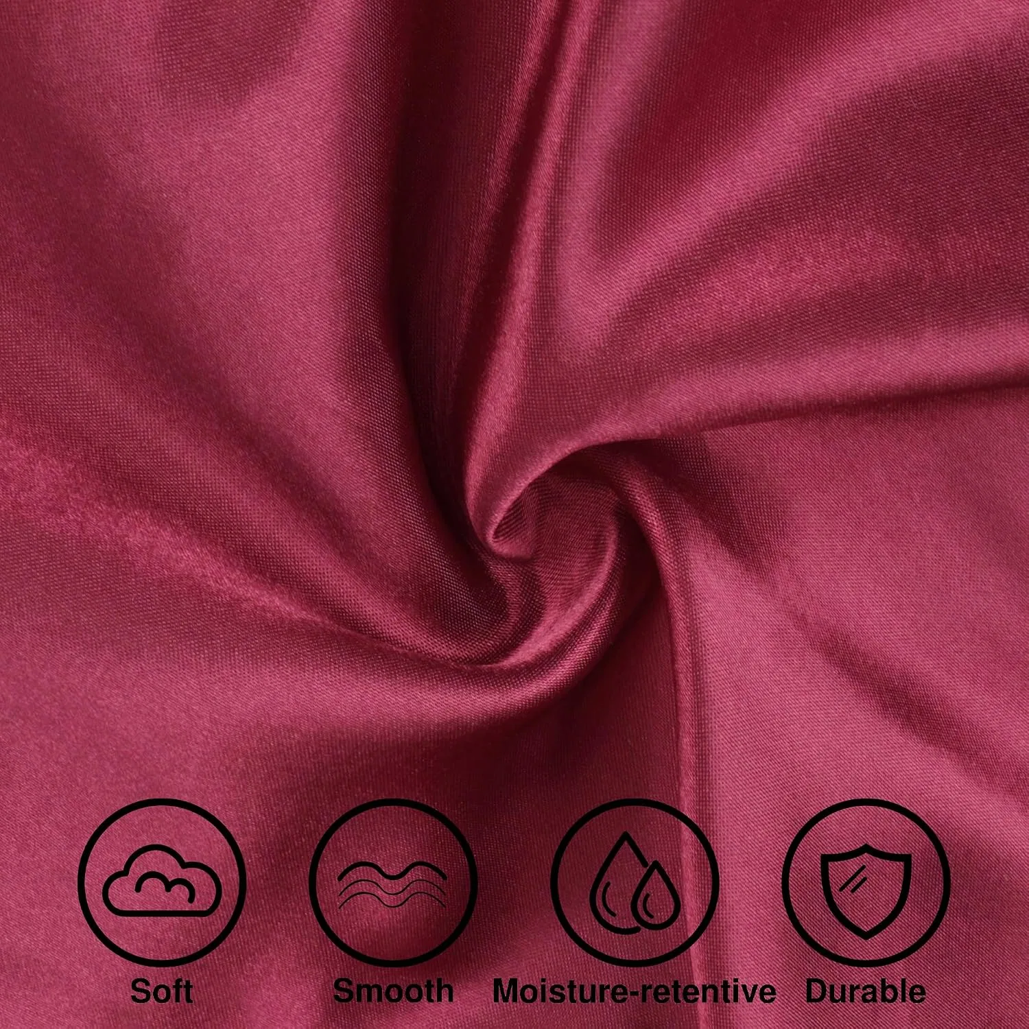 Шапочка для душа Satin Bonnet, Aiphamy, burgundy — фото 2