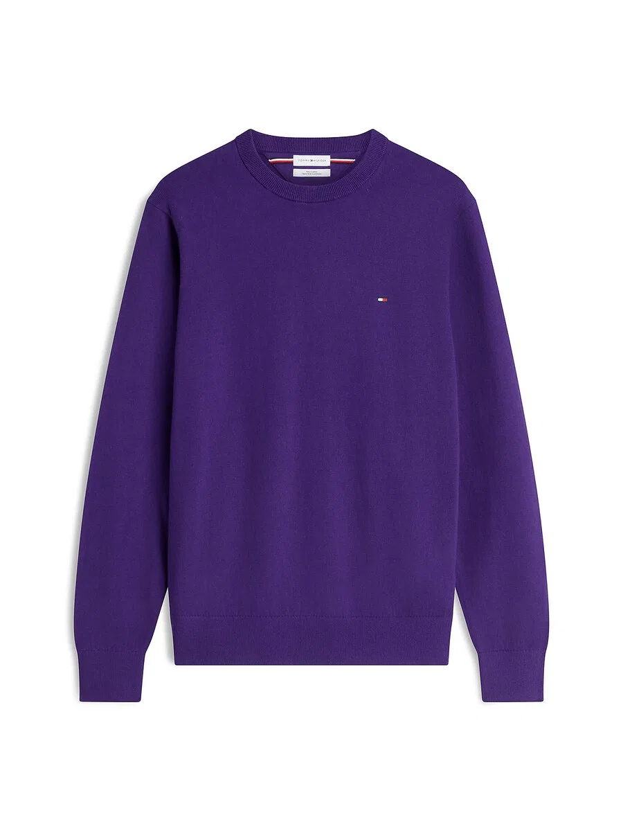 Свитер TOMMY HILFIGER темно-фиолетового цвета