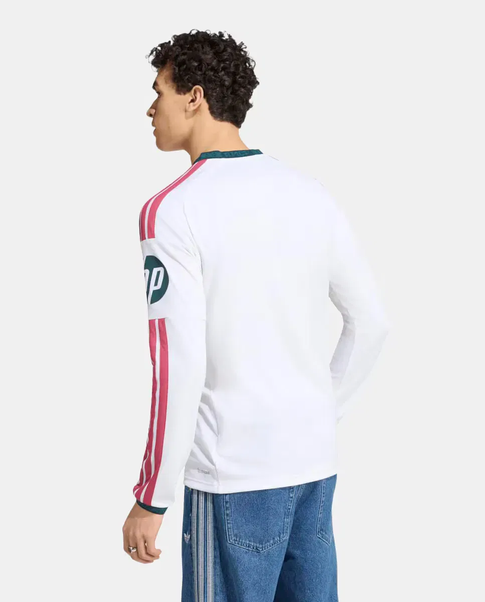 Мужская футболка с длинным рукавом Real Madrid CF 2026-2027 LS adidas, Blanco — фото 2