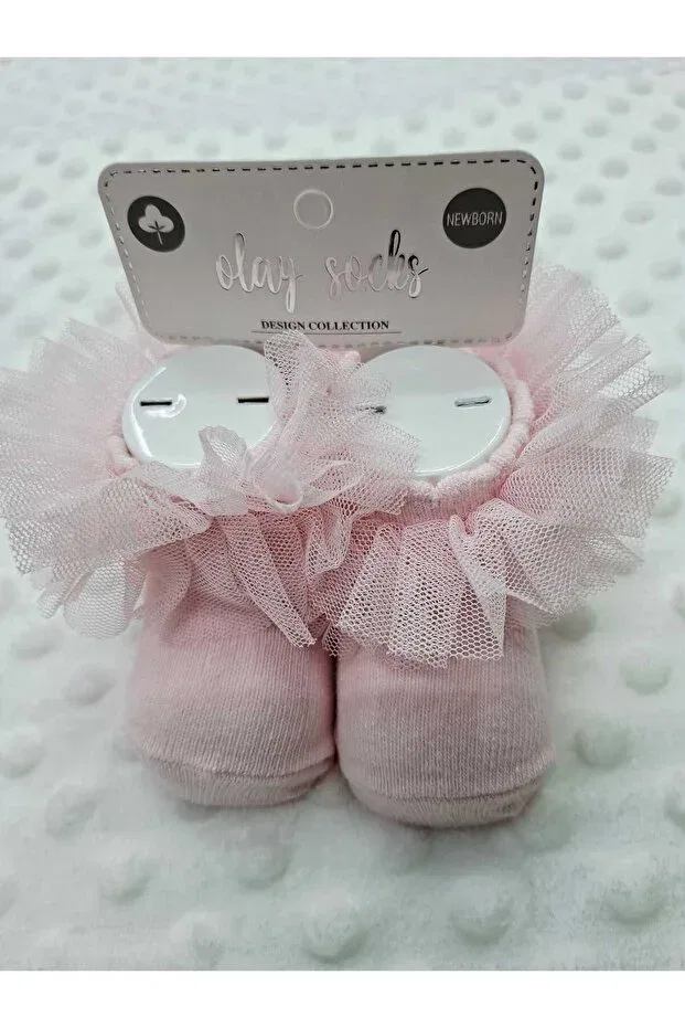 Детские носки для новорожденных хлопковые Sundan Berkay, Pink