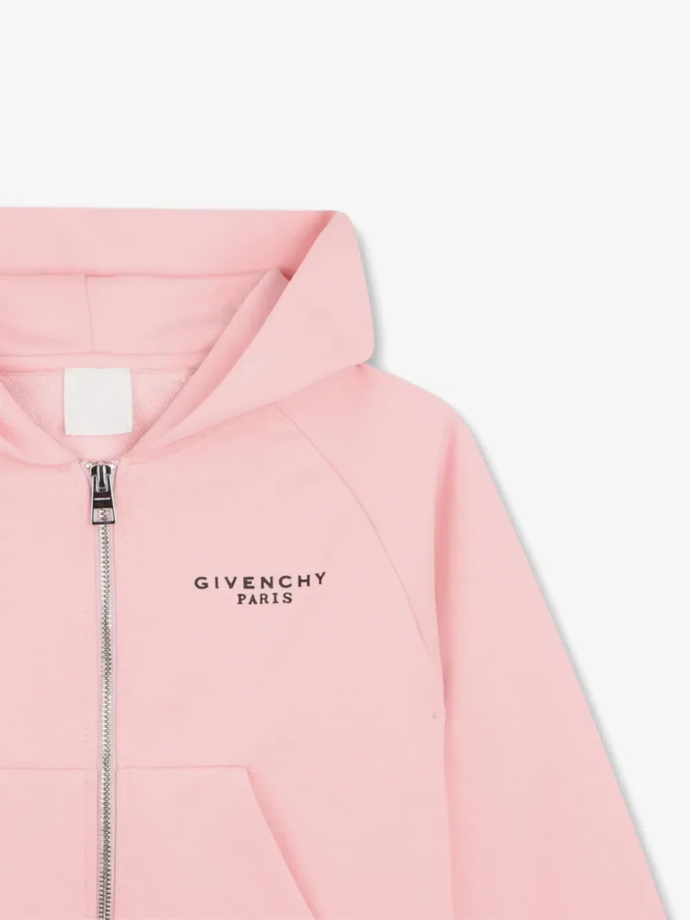 Худи на молнии с логотипом Givenchy Kids, розовый — фото 3
