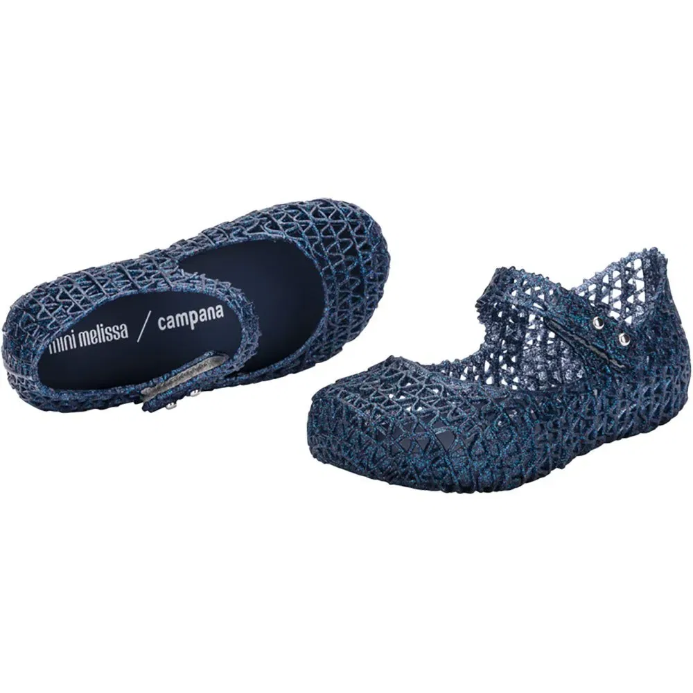Балетки Melissa Mini Campana Papel Melissa, синий — фото 4
