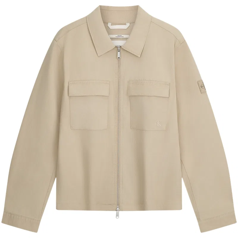 Куртка мужская с лацканами, Khaki, Calvin Klein