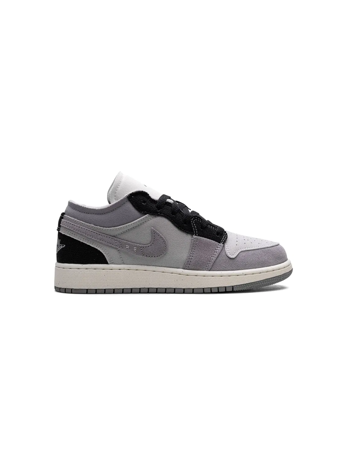Кроссовки Air Jordan 1 Low SE Craft "Inside Out", серый — фото 4