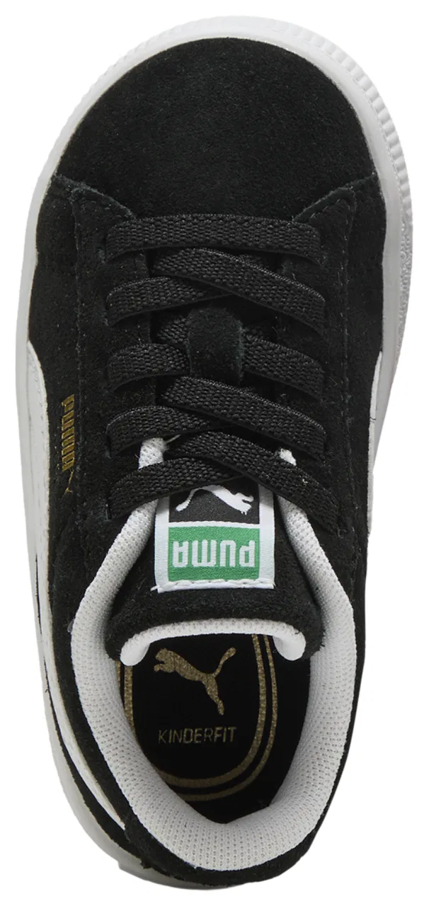 Детские кроссовки Suede Classic PUMA, цвет Puma White/Puma Black — фото 4