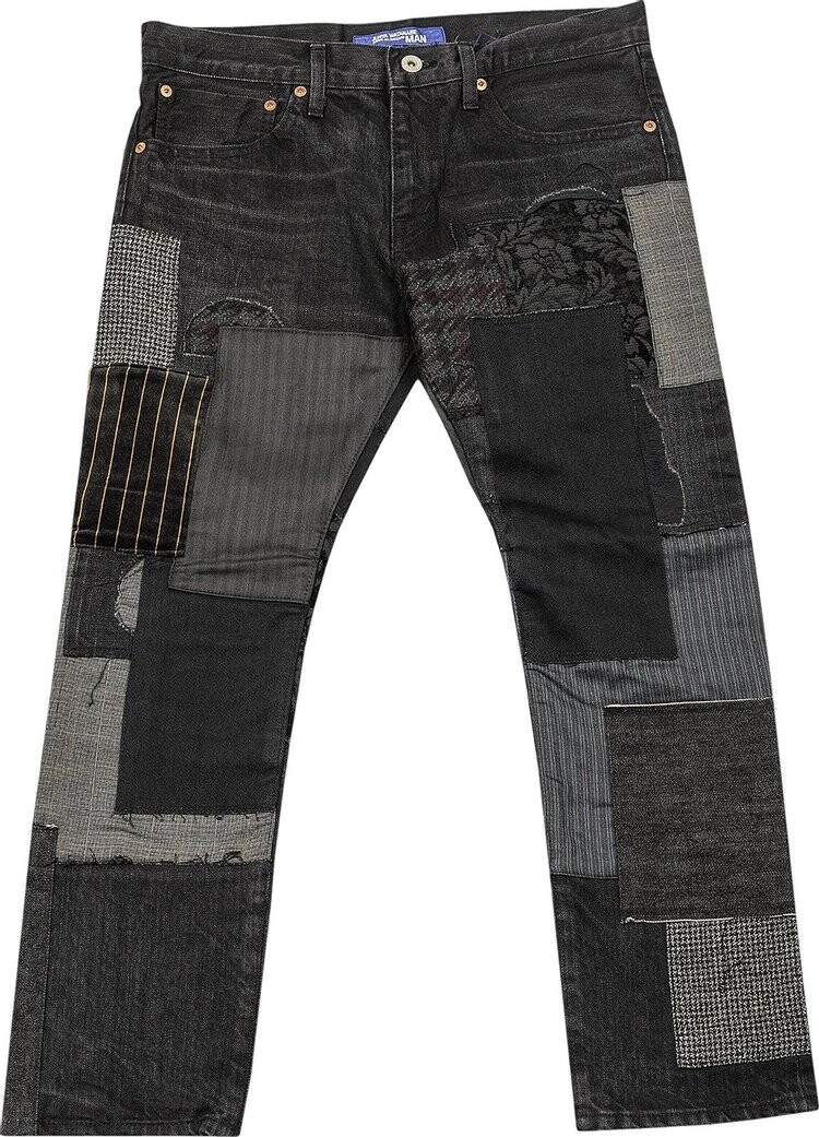 

Брюки Junya Watanabe Patchwork Denim Trouser 'Black', черный
