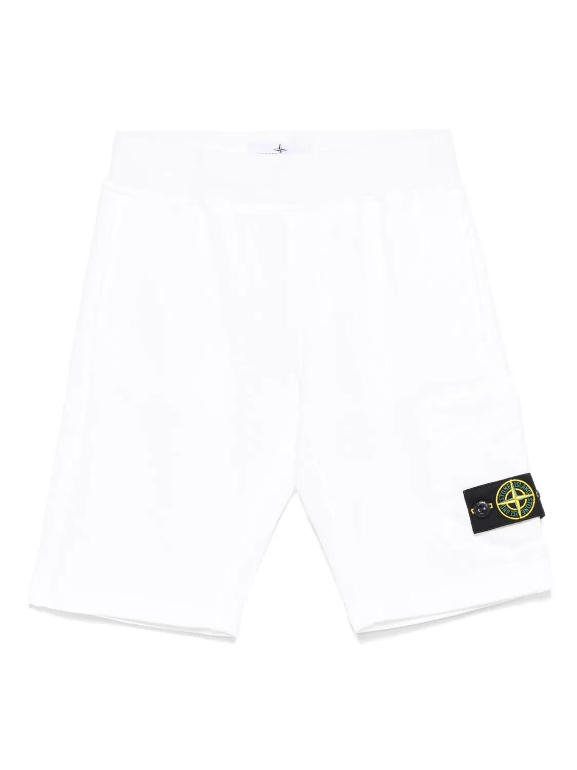 Шорты с эмблемой компаса Stone Island, белый