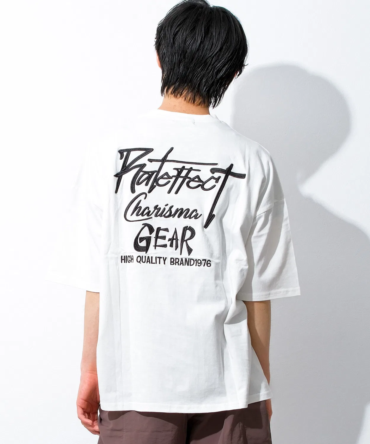 Детская футболка с длинным рукавомс принтом STREET RAT EFFECT, Off White
