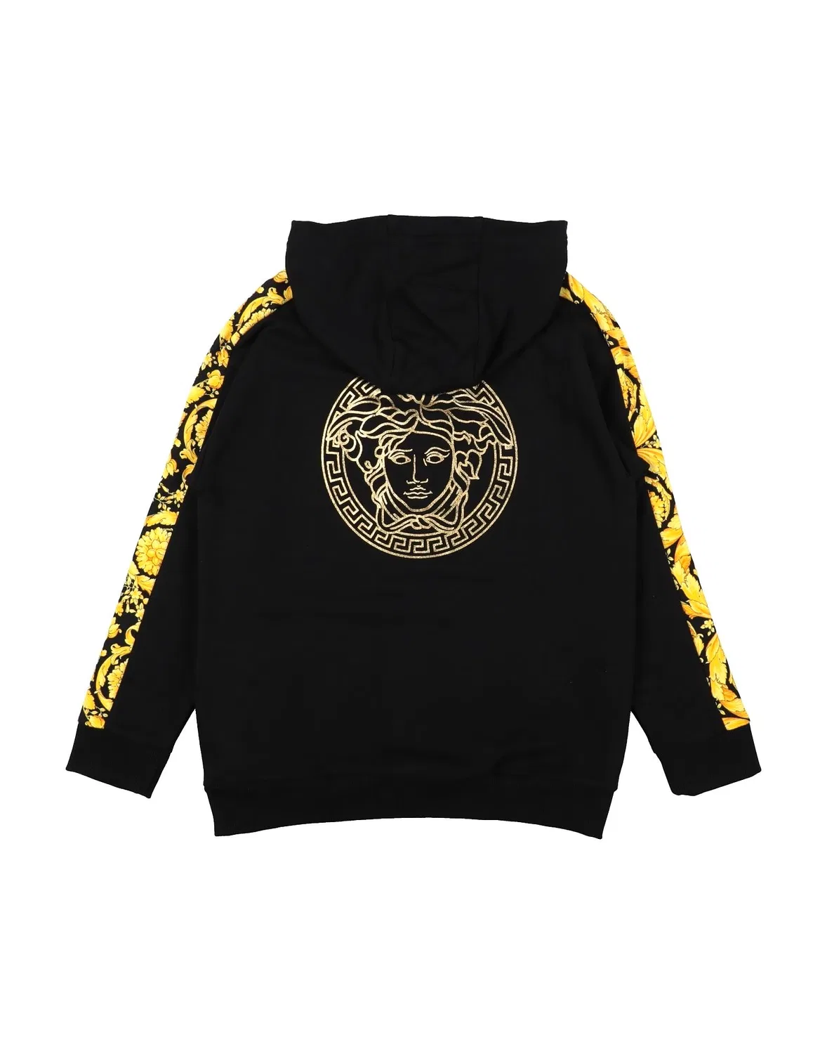 Детский свитшот для мальчиков с логотипом Versace Young, черный — фото 2