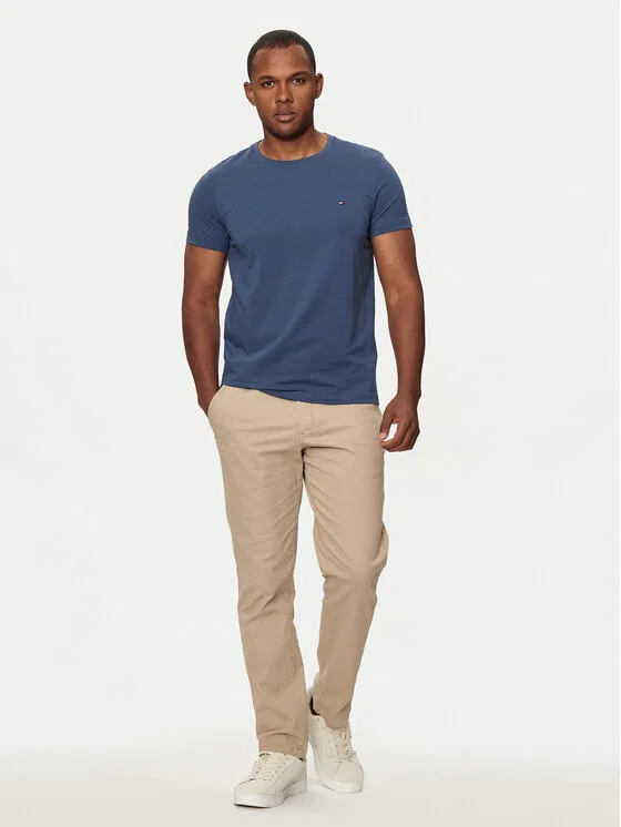 Футболка slim fit Tommy Hilfiger, синий — фото 2