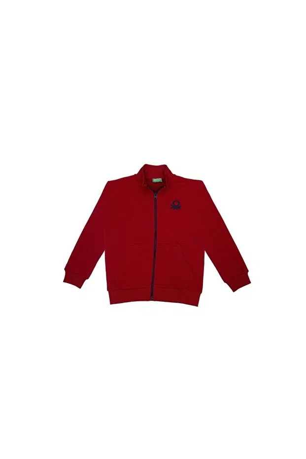 Детское для мальчиков свитшот с принтом Benetton sweatshirt bnt-b21875 United Colors Of Benetton, Red