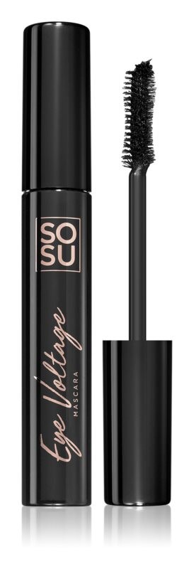 

Подкручивающая и разделяющая водостойкая тушь SOSU by Suzanne Jackson Eye Voltage, оттенок Jet Black 10 мл