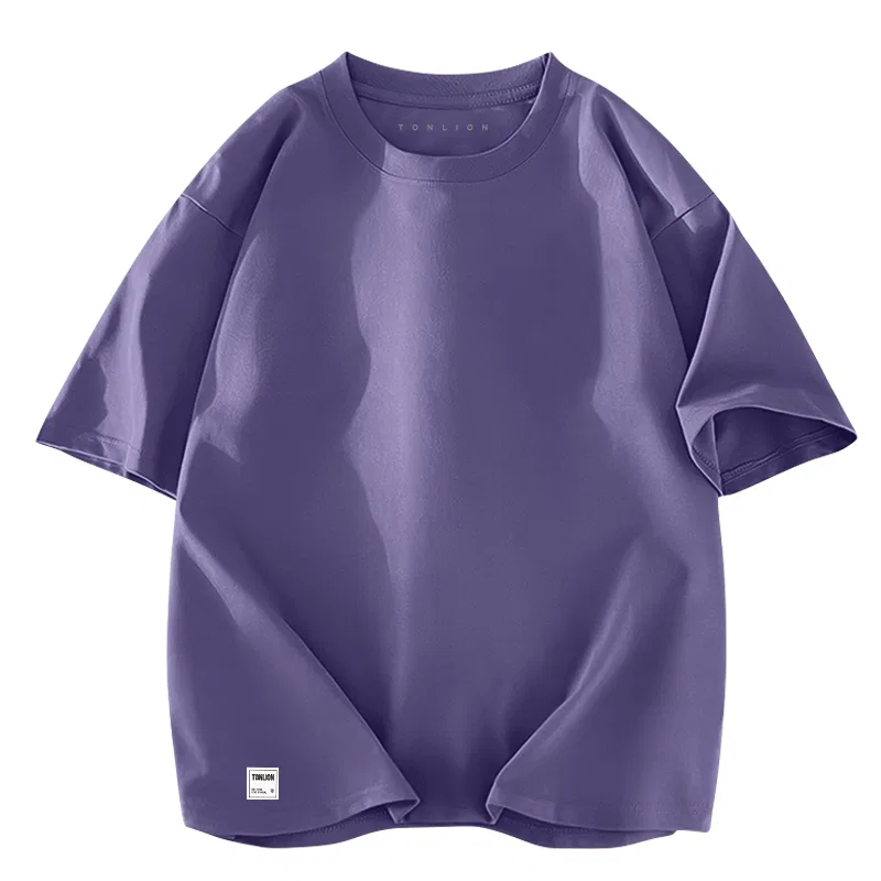 Детская футболка хлопковая Tonlion, Цвет: (Store Manager's Recommendation: Antibacterial)Distant Mountain Purple (tb47 Trendy Type, Bottom Right A Mark)